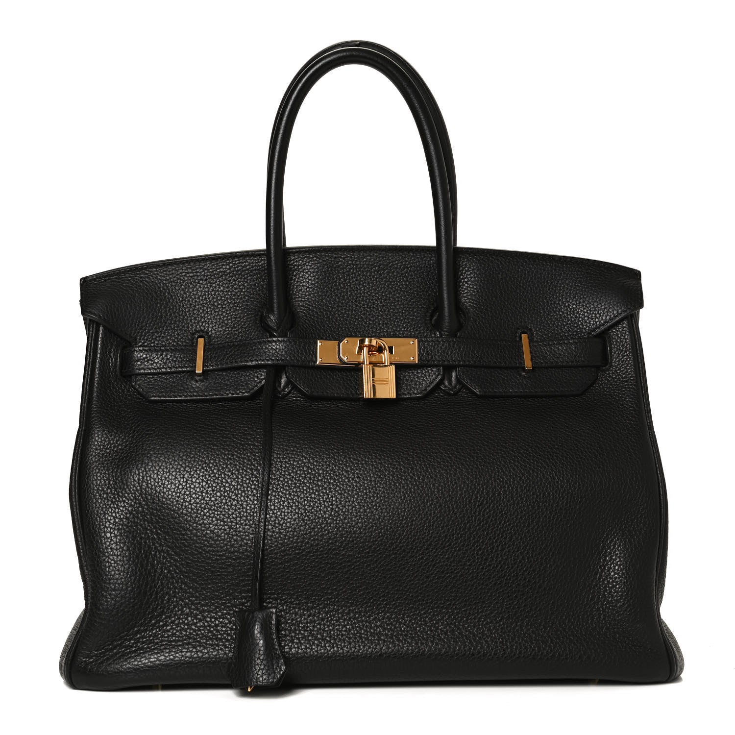 Hermes Taurillon Clemence Birkin 35 Black 1 of 12