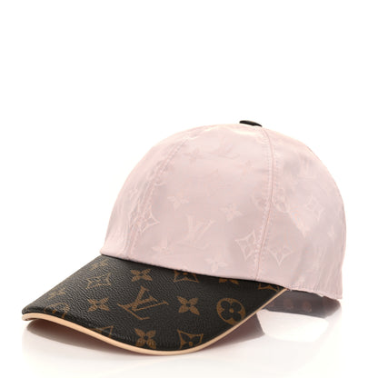 Louis Vuitton Polyester Silk Monogram LV Get Ready Cap M Pink 1 of 8