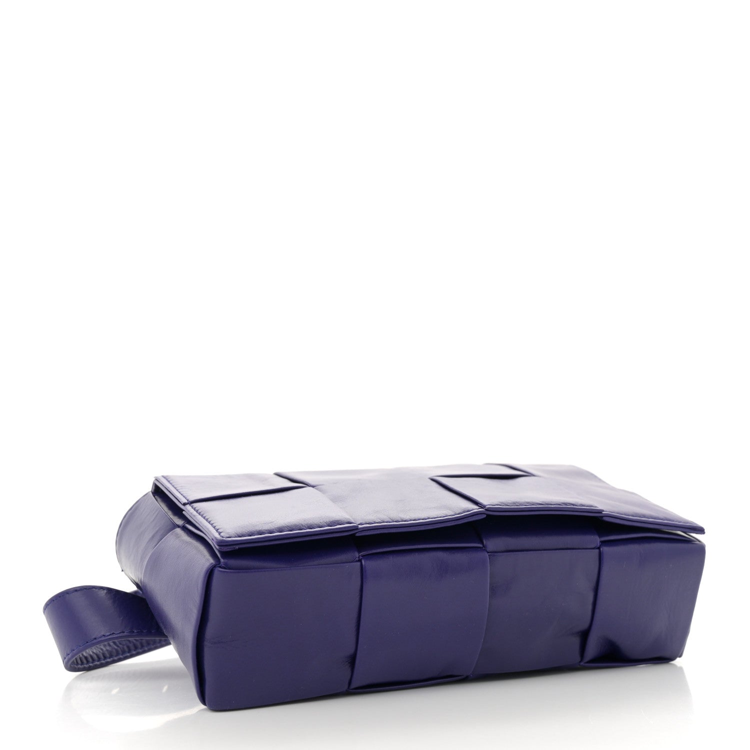 Bottega Veneta Paper Calfskin Intrecciato Cassette Belt Bag Purple 4 of 10