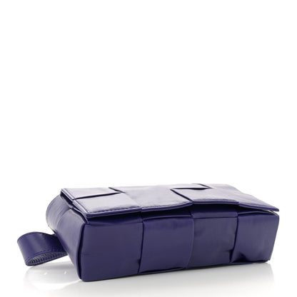 Bottega Veneta Paper Calfskin Intrecciato Cassette Belt Bag Purple 4 of 10