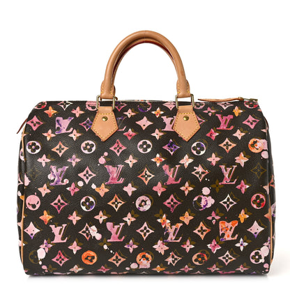 Louis Vuitton Watercolor Aquarelle Speedy 35 Brown 1 of 9