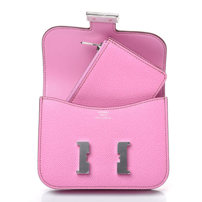 Hermes Epsom Constance Slim Wallet 5P Pink 10 of 15