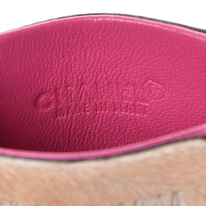 Chanel Lambskin Pony Hair Cigarette Case Pink 7 of 8