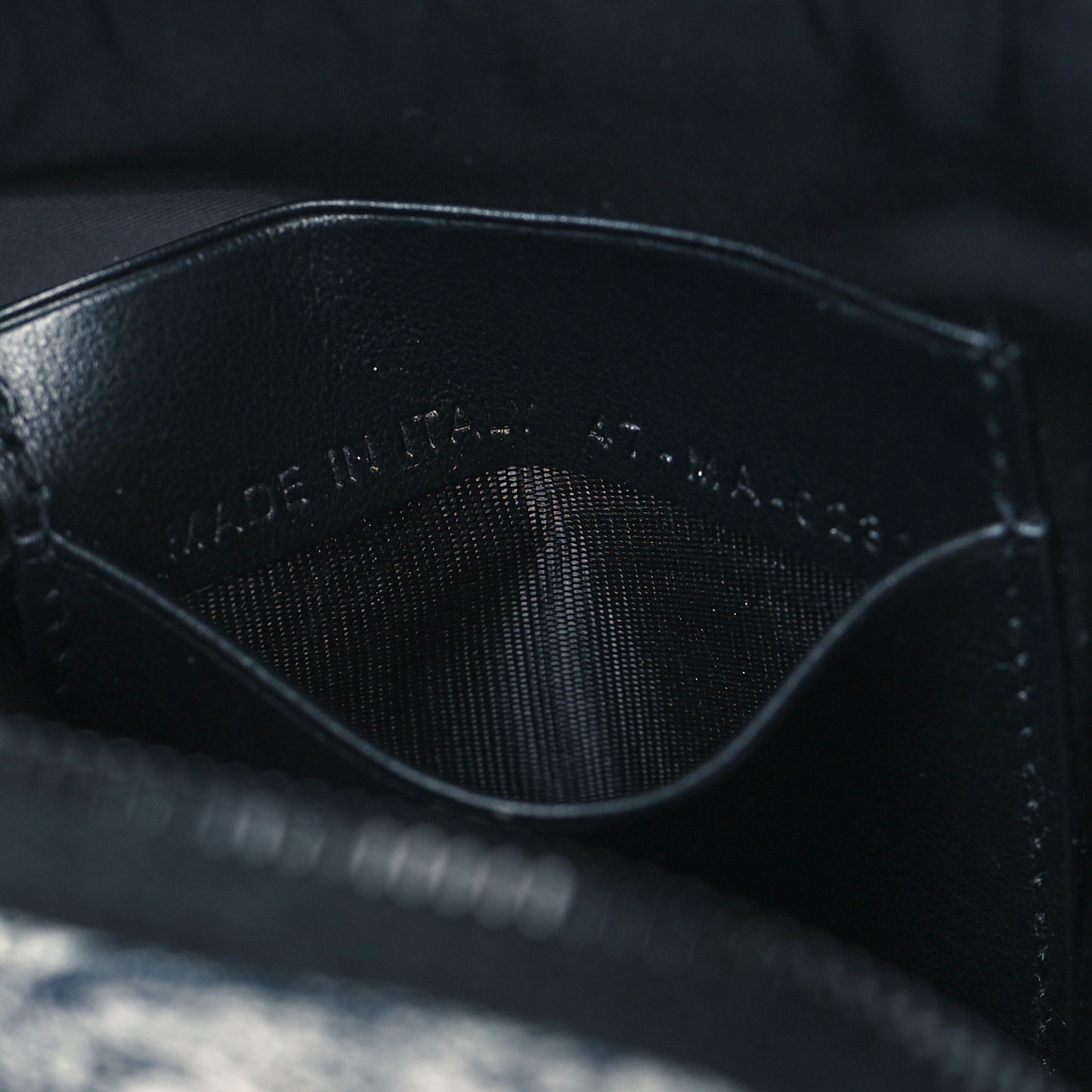 Technical Fabric Embroidered Toile De Jouy DiorTravel Multifunction Pouch Blue