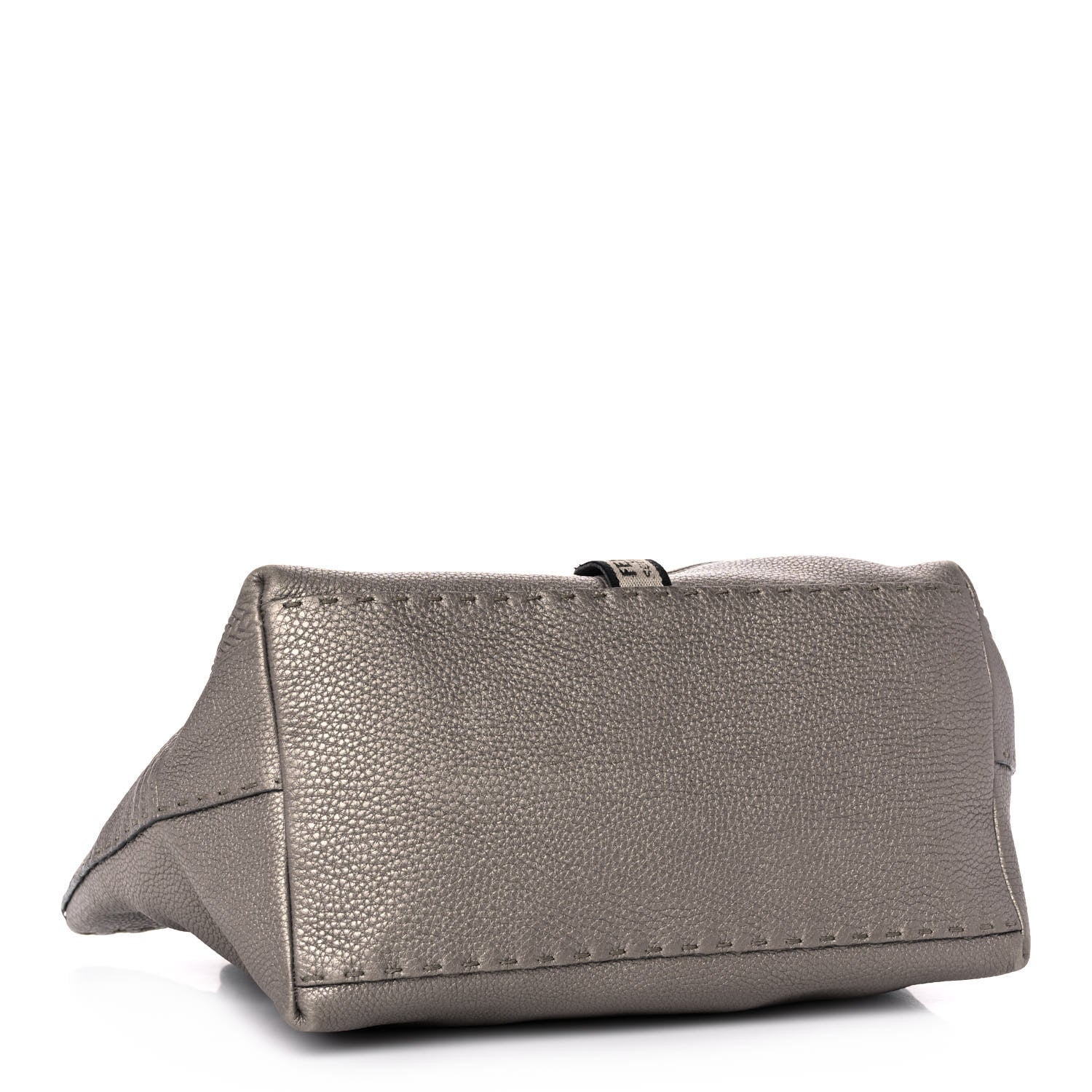 Fendi Cuoio Romano Selleria Small Villa Borghese Tote Peltro 4 of 10