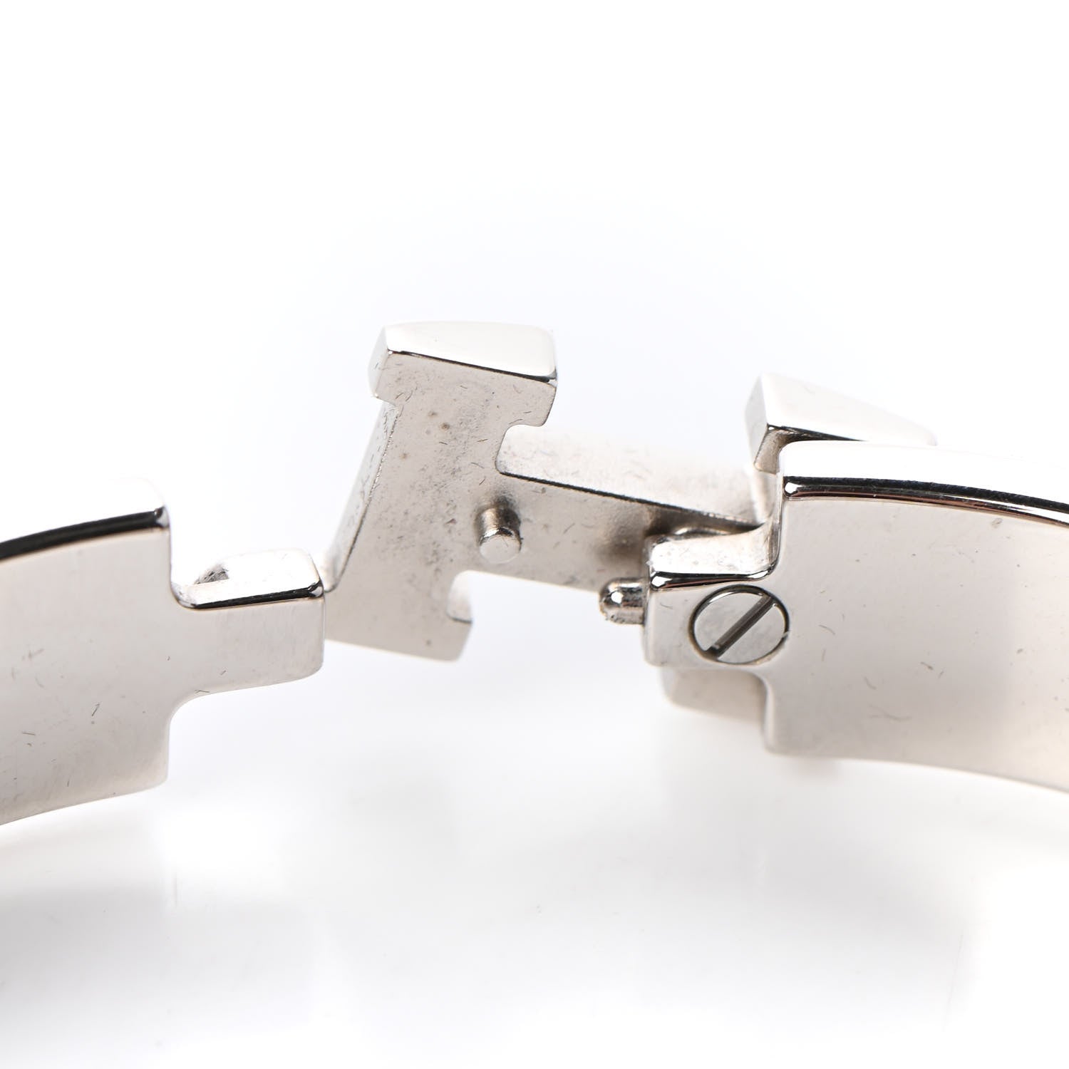 Hermes Enamel Narrow Clic Clac H Bracelet PM Ardoise 4 of 6