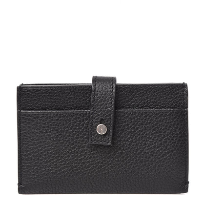 Saint Laurent Grained Calfskin Sac De Jour Souple Card Case Black 1 of 7