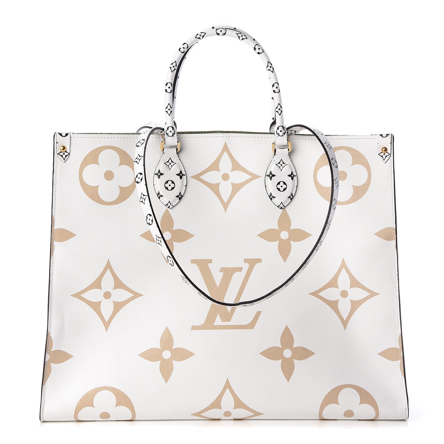 Monogram Giant Onthego GM Kaki Beige