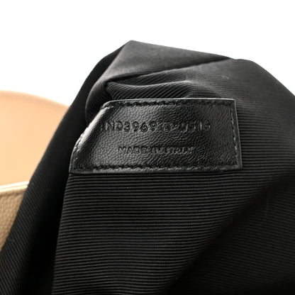 Saint Laurent Grain De Poudre Matelasse Chevron Monogram Shopping Bag Nude Powder 8 of 15