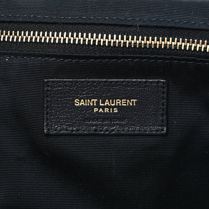 Saint Laurent Lambskin Quilted Maxi Icare Shopping Tote Black 7 of 7