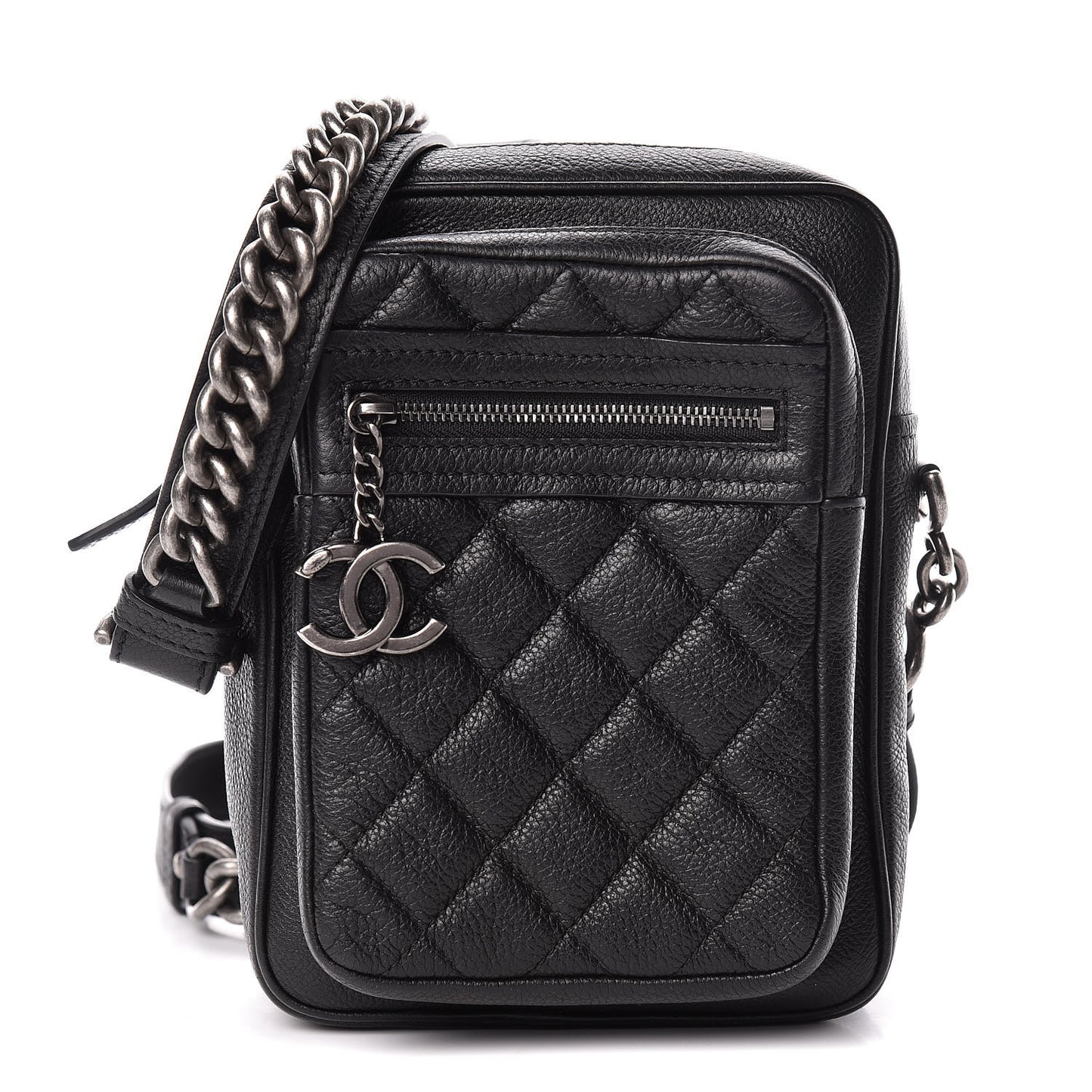 Calfskin Camera Case Black