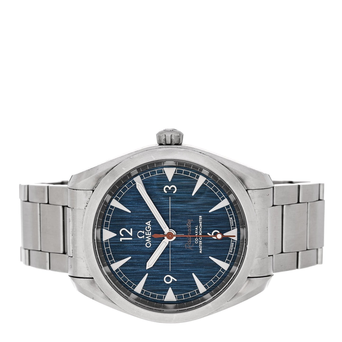 Stainless Steel 40mm Seamaster Railmaster Co-Axial Automatic Watch Blue 220.10.40.20.03.001