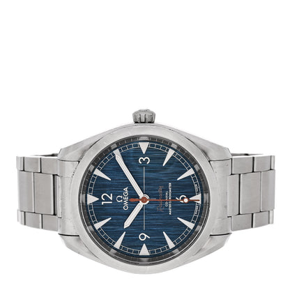Omega Stainless Steel 40mm Seamaster Railmaster Co-Axial Automatic Watch Blue 220.10.40.20.03.001 2 of 4
