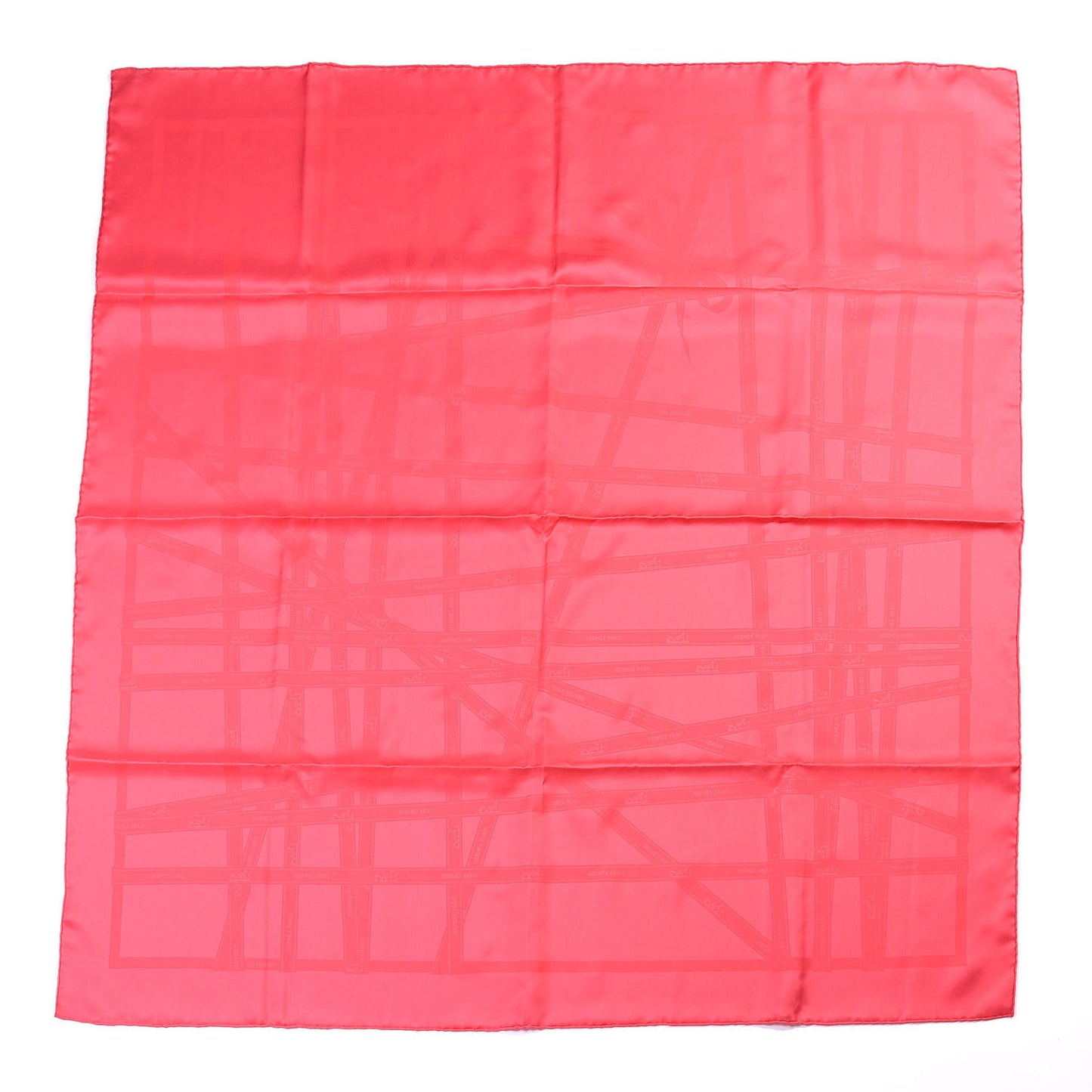 Silk Invisible Bolduc Scarf 90 Rose Mexico
