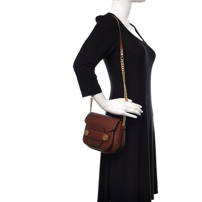 Stella McCartney Eco Alter Nappa Popper Shoulder Bag Cognac 2 of 10
