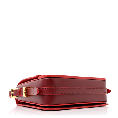 Burberry Smooth Calfskin Small Two Tone Grace Bag Red 4 of 10