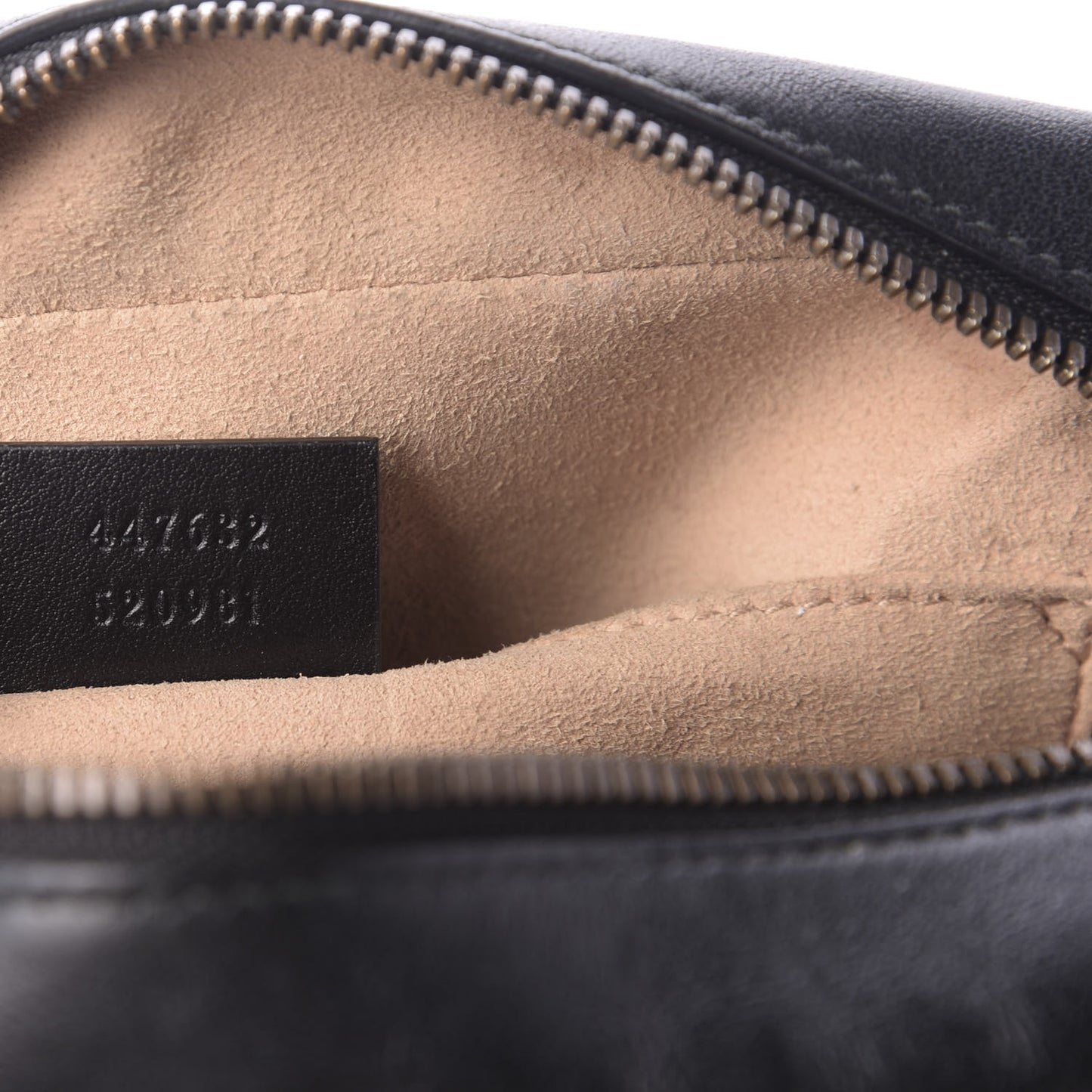 Calfskin Matelasse Small GG Marmont Chain Shoulder Bag Black