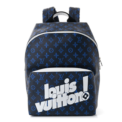 Louis Vuitton Monogram Everyday LV Discovery Backpack PM Blue 1 of 9