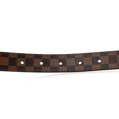 Louis Vuitton Mini Damier Ebene 25mm LV Initiales Belt 80 32 7 of 8