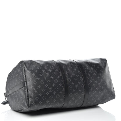 Louis Vuitton Monogram Eclipse Keepall Bandouliere 55 4 of 15