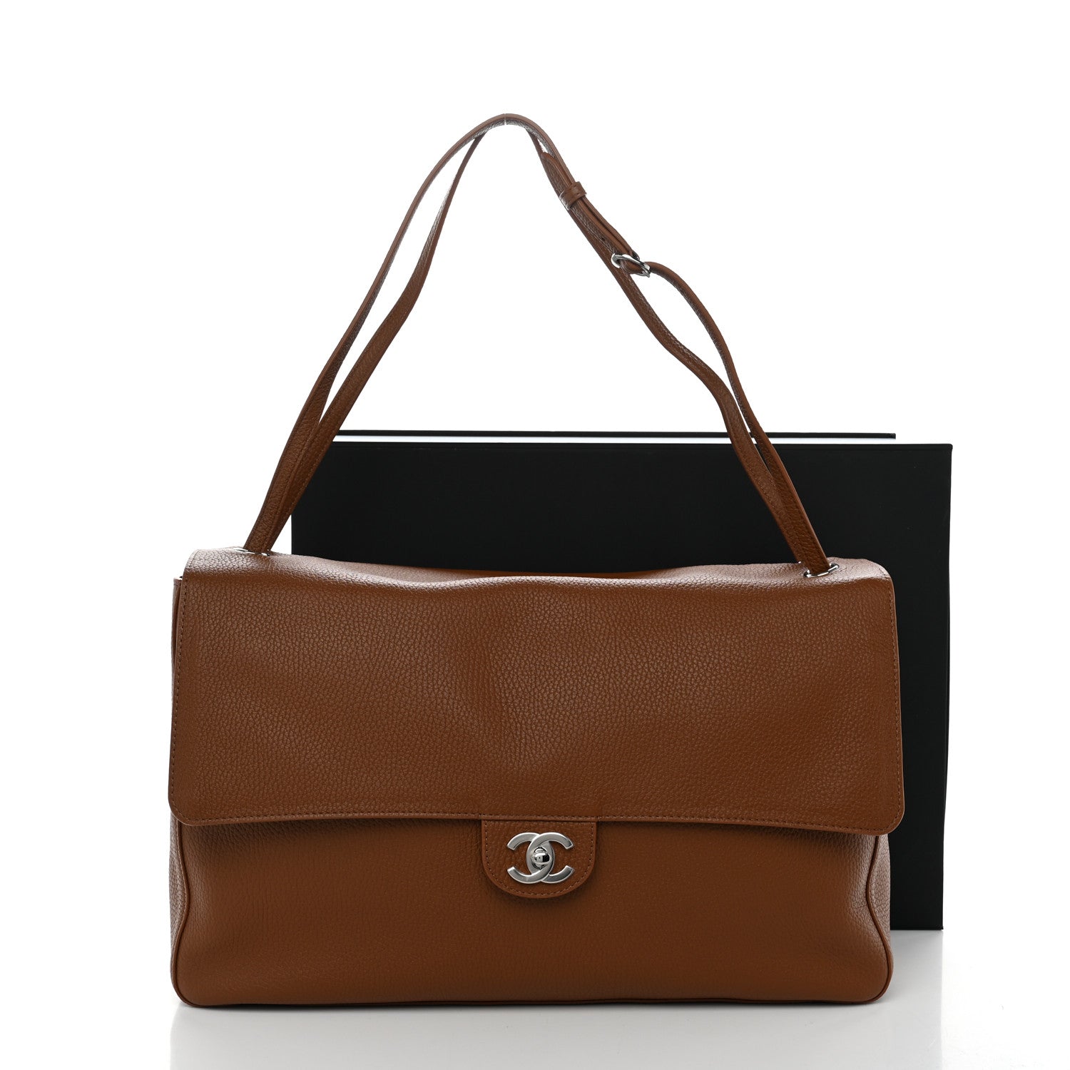 Chanel Grained Calfskin Souplissimo Maxi Flap Camel 11 of 11