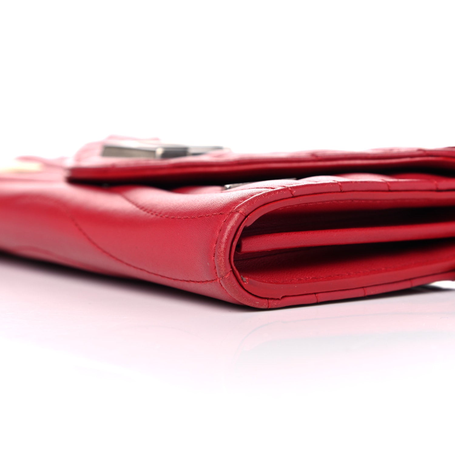 Louis Vuitton Calfskin Love Lock New Wave Long Wallet Red 8 of 14