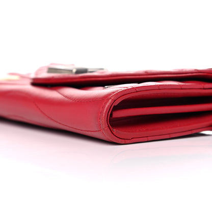 Louis Vuitton Calfskin Love Lock New Wave Long Wallet Red 8 of 14
