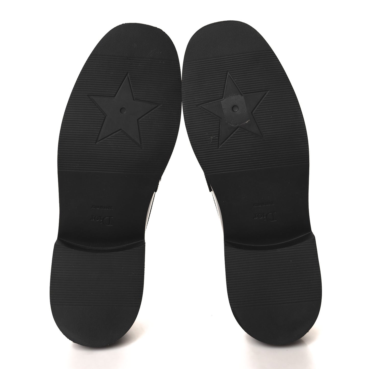 Brushed Calfskin Boy Loafers 39.5 Black