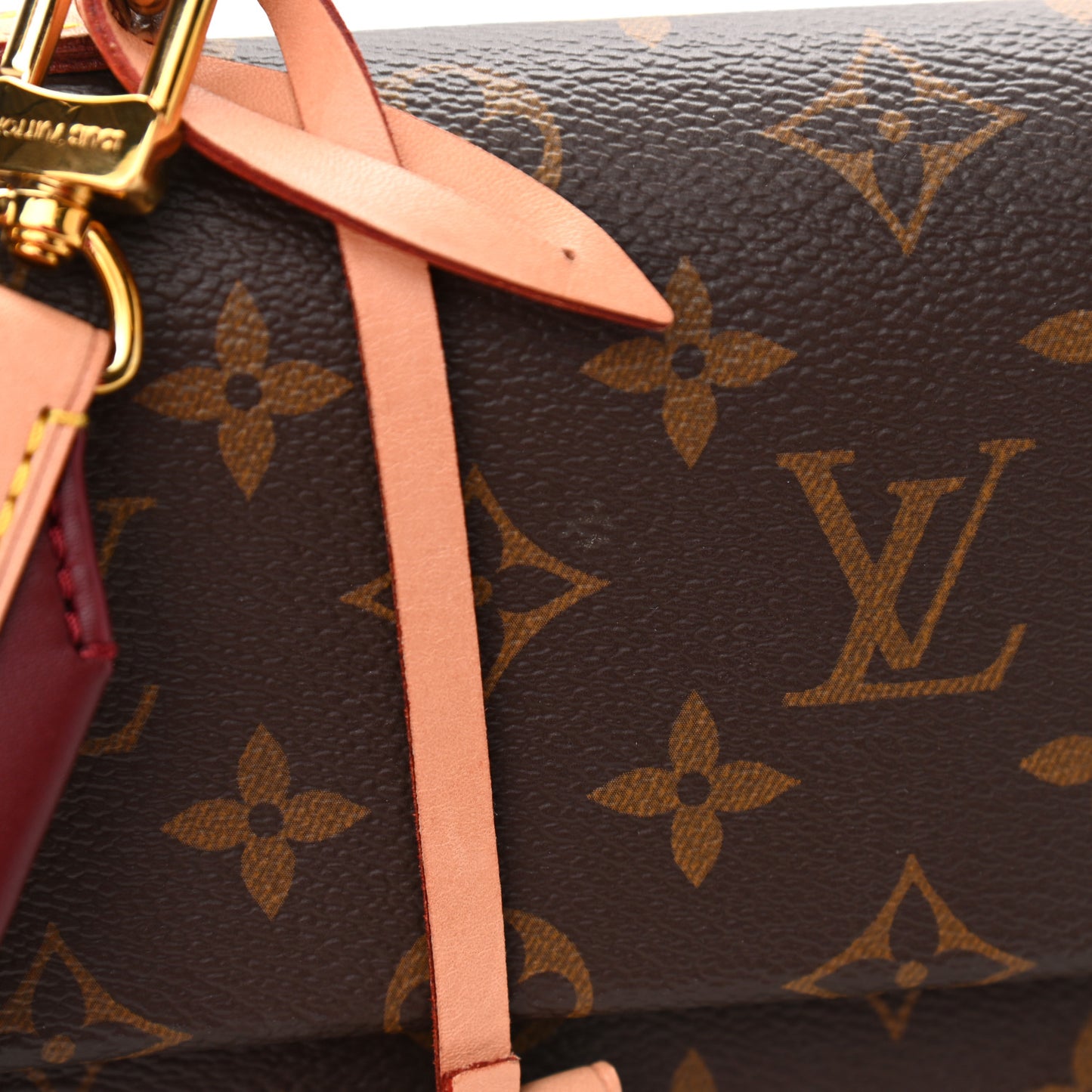 Monogram Cluny BB Bordeaux Fuchsia