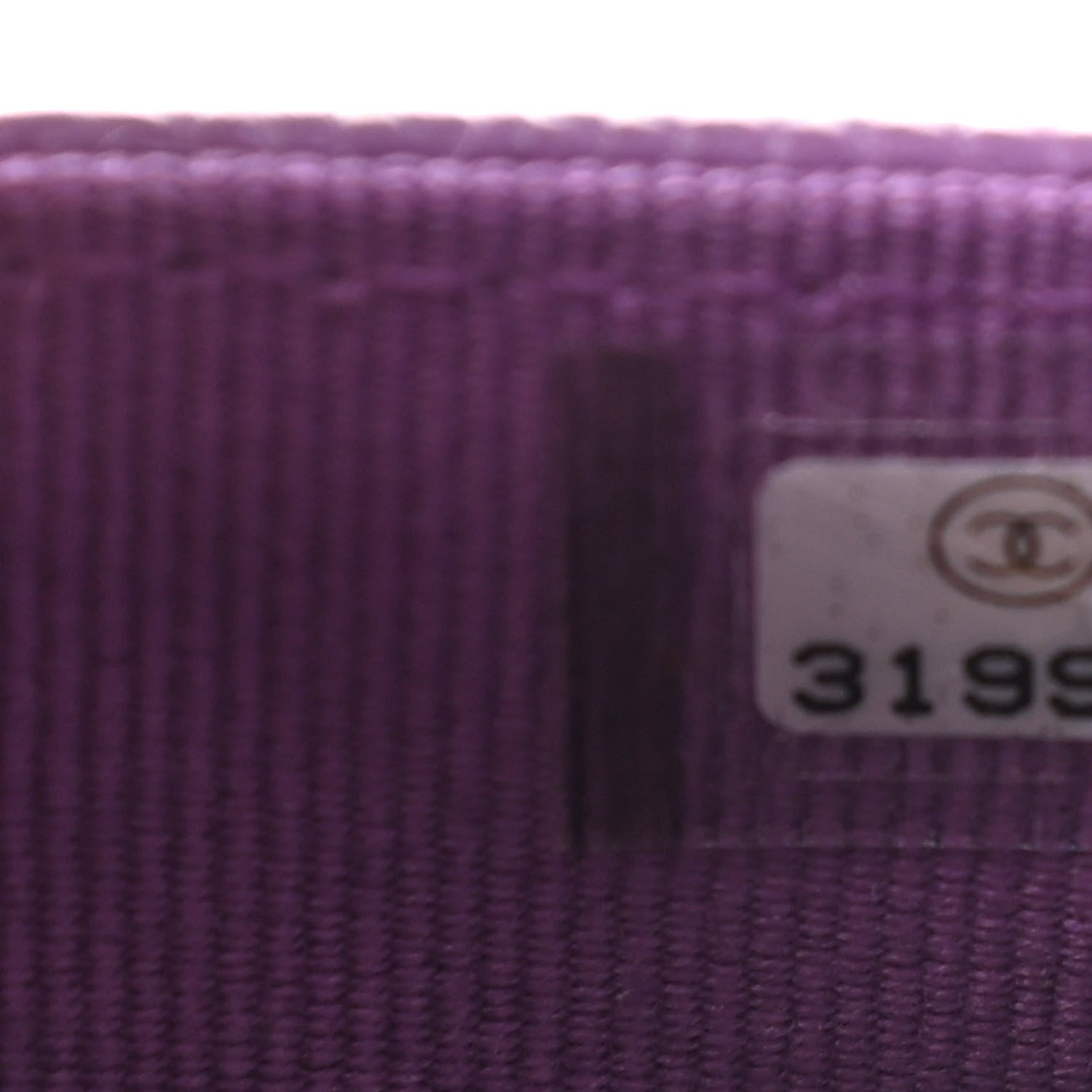 Chanel Caviar Quilted Flap Card Holder Wallet Purple 7 of 8
