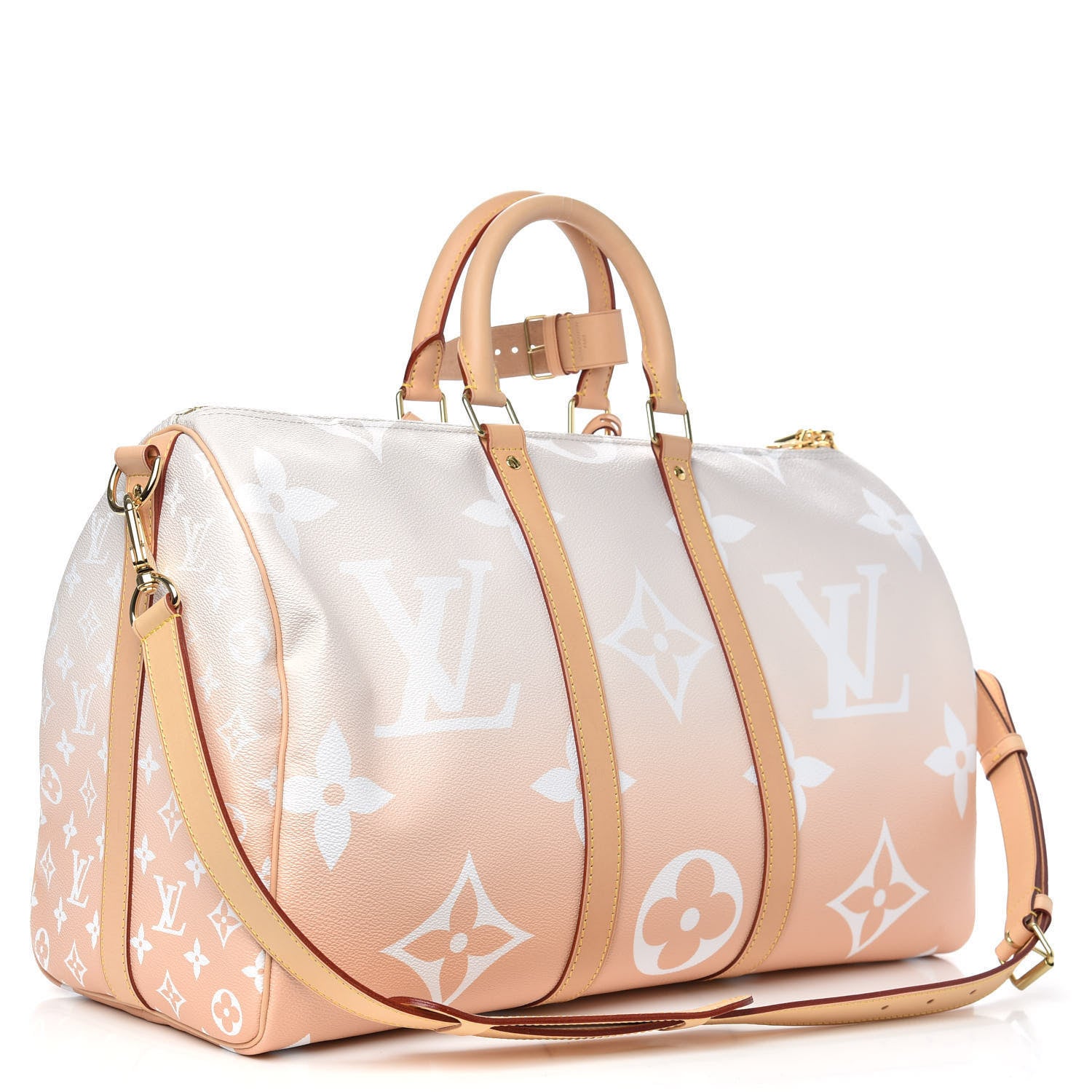 Louis Vuitton Monogram Giant By The Pool Keepall Bandouliere 45 Brume 2 of 11
