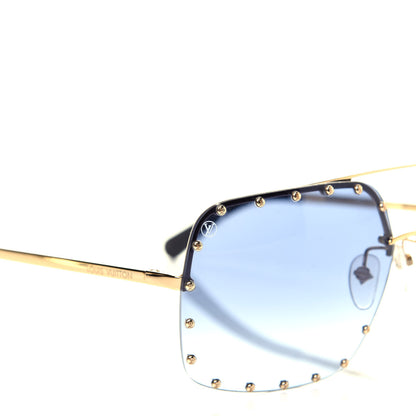 Louis Vuitton The Party Square Sunglasses Z2354W Blue 7 of 8