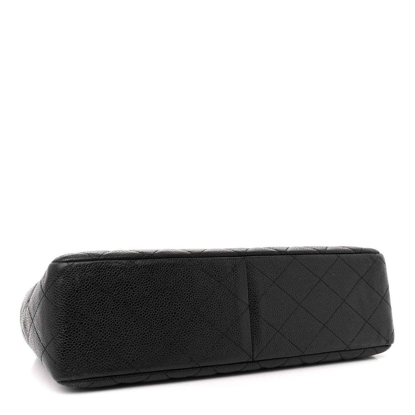 Caviar Quilted Jumbo Single Flap Black