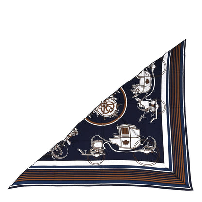 Hermes Cashmere Silk Ex-Libris Triangle Scarf 1 of 4