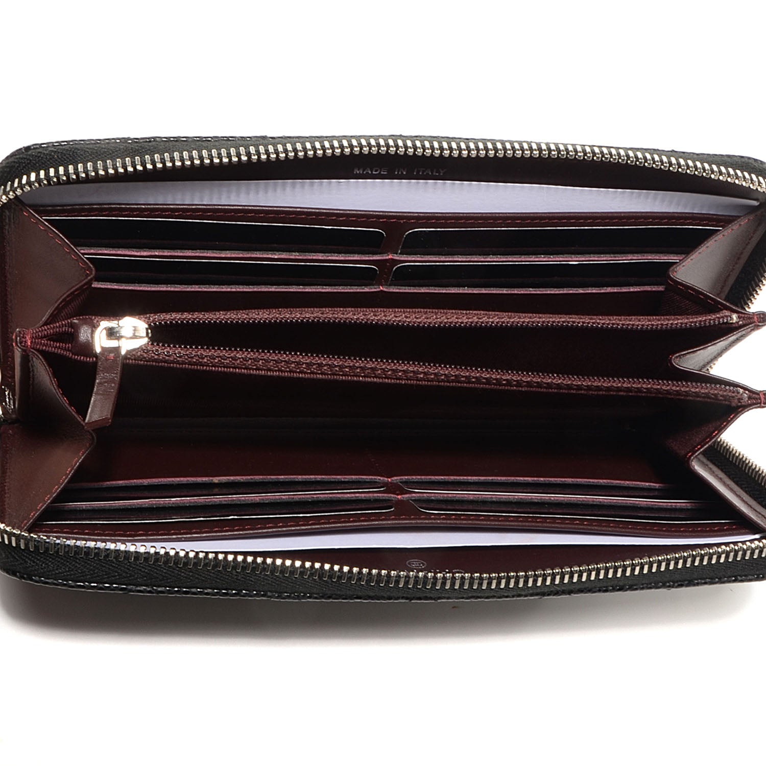 Chanel Caviar Quilted Zip Around Wallet Black 6 of 9