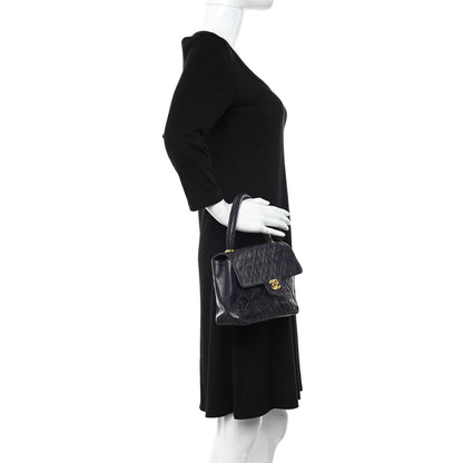 Chanel Lambskin Quilted Medium Kelly Flap Purple 2 of 23