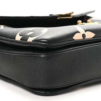 Louis Vuitton Empreinte Monogram Giant Pochette Metis Black Beige 9 of 10