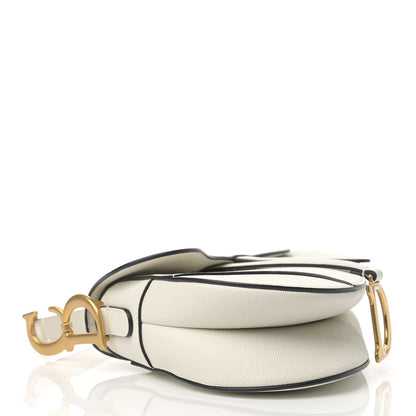 Christian Dior Grained Calfskin Saddle Bag Latte 4 of 9