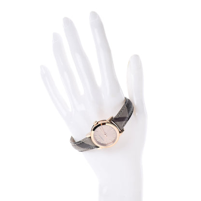 Burberry Stainless Steel Calfskin 26mm The City Quartz Watch Champagne BU9236 2 of 5