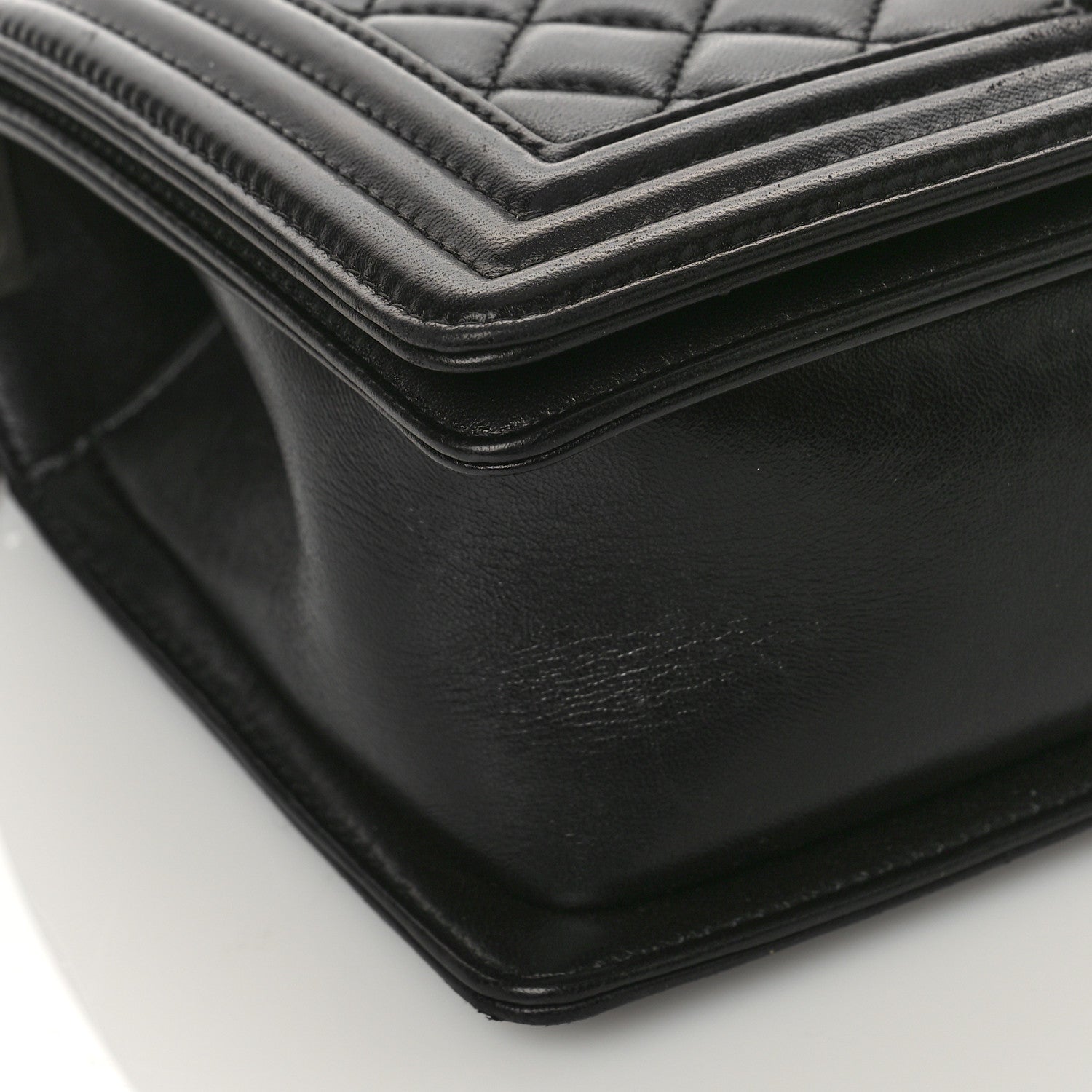 Chanel Calfskin Quilted Medium Boy Flap Black 8 of 11