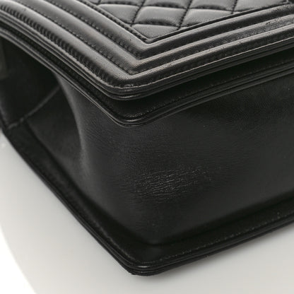 Chanel Calfskin Quilted Medium Boy Flap Black 8 of 11
