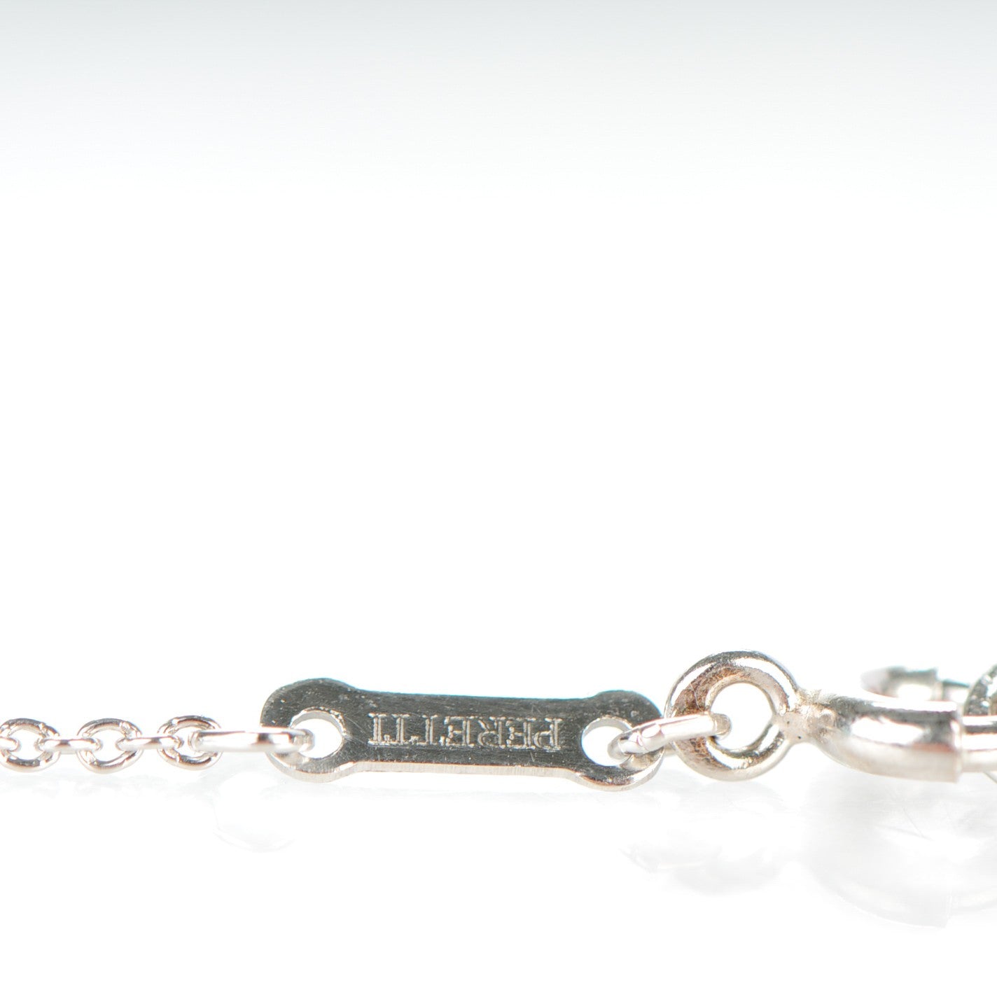 Platinum 12mm Elsa Peretti Cross Pendant Necklace