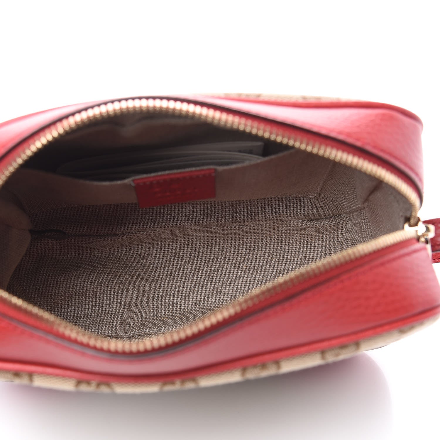Gucci Monogram Mini Bree Messenger Bag Red 4 of 8