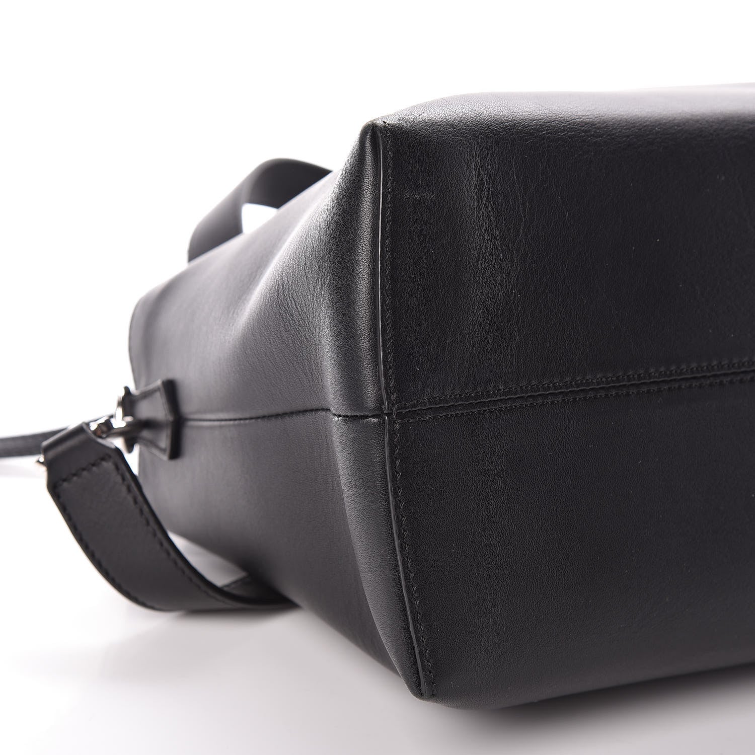 Fendi Vitello Dolce Large By The Way Boston Bag Black 9 of 10