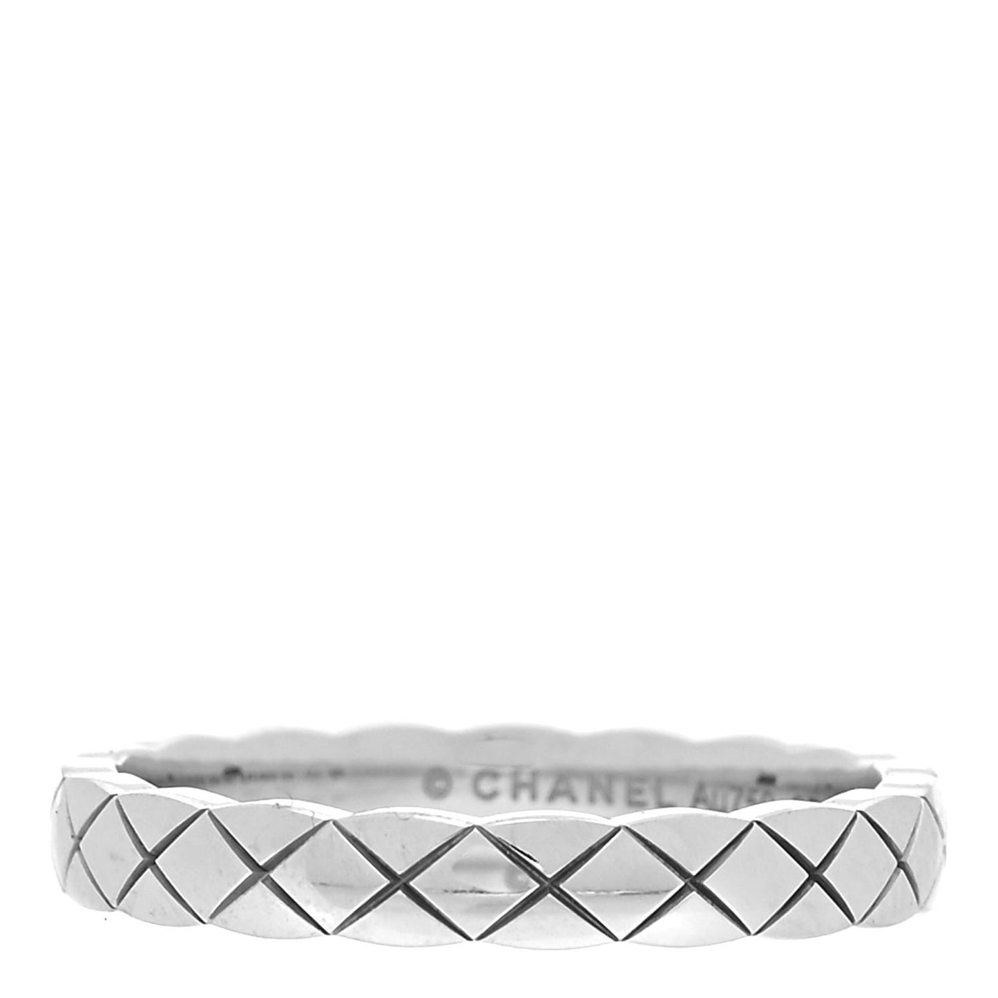 18K White Gold Mini Coco Crush Ring 56 7.5