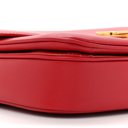 Celine Shiny Calfskin Small C Bag Red 10 of 14