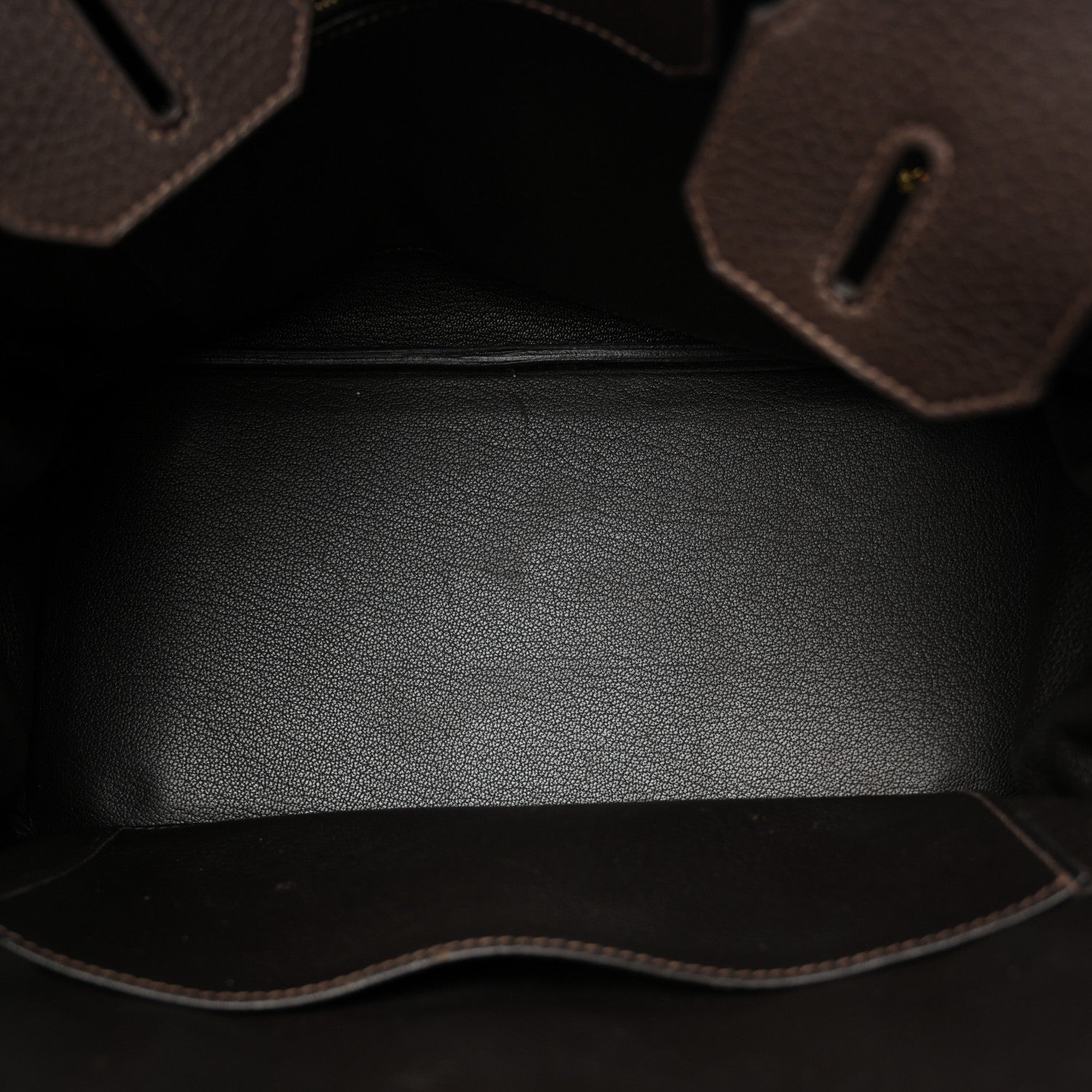 Hermes Taurillon Clemence Birkin 30 Chocolate 5 of 20
