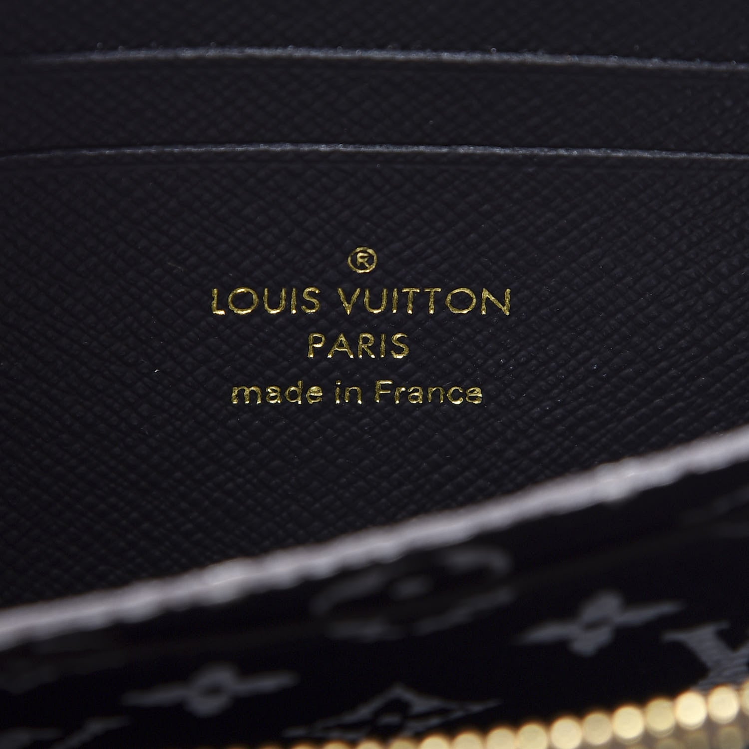 Louis Vuitton Monogram Giant Jungle Zippy Coin Purse Black 5 of 8