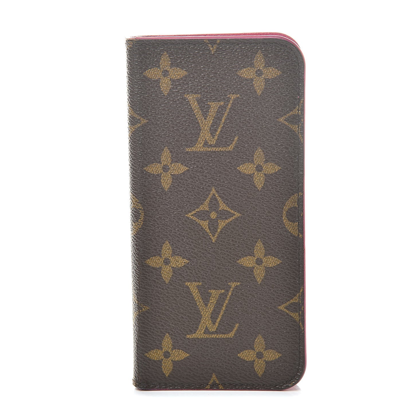 Monogram iPhone X Folio Case Rose Pop