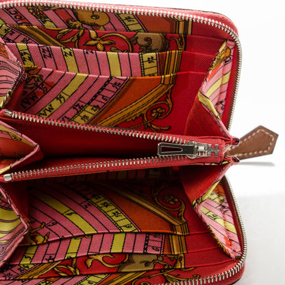 Hermes Epsom Silk'in Compact Wallet Rose Jaipur 5 of 7